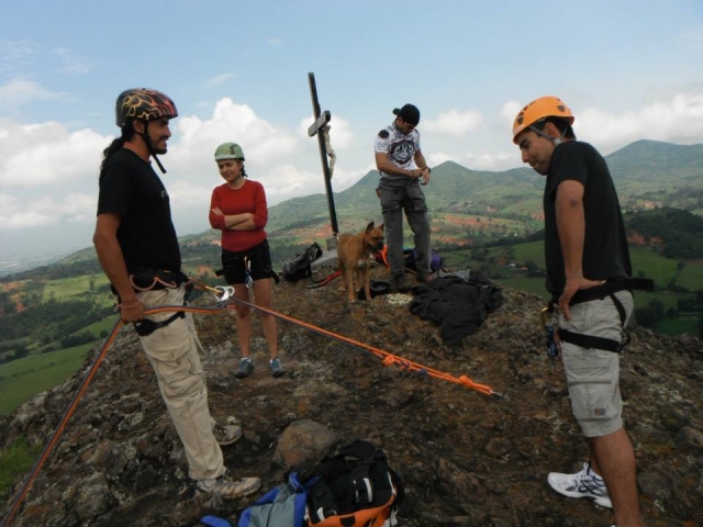 prpearacion del equipo de rappel